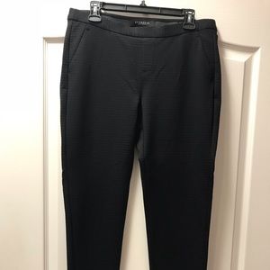 Black pants with elastic waist